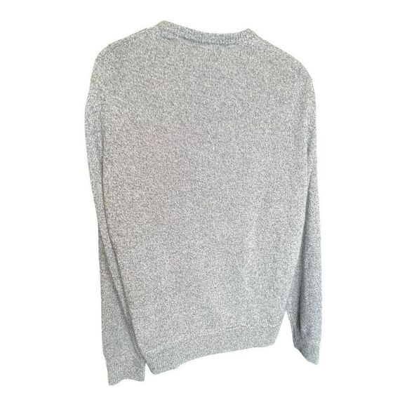 NWT Nordstrom Men's Heather Cashmere Silk V-Neck Long Sleeve Sweater Gray Sz XL - Picture 5 of 8
